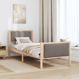 Struttura del letto con testiera Talpa 75 x 190 cm Tessuto