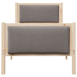 Struttura del letto con testiera Talpa 75 x 190 cm Tessuto