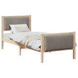 Struttura del letto con testiera Talpa 75 x 190 cm Tessuto