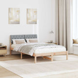 Struttura del Letto Marrone e grigio chiaro 120 x 190 cm