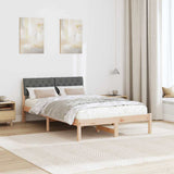 Struttura del Letto marrone e grigio scuro 120 x 190 cm