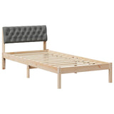 Struttura del Letto marrone e grigio scuro 90 x 190 cm