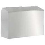 Mangiatore per conigli Argento 64.5 x 25.5 x 45.5 cm