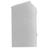 Mangiatore per conigli Argento 64.5 x 25.5 x 45.5 cm