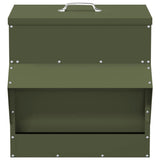 Feeder per pollo Verde oliva 40,5 x 45 x 41 cm