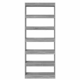 Libreria Grigio sonoma 80 x 30 x 198 cm Legno truciolato