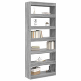Libreria Grigio sonoma 80 x 30 x 198 cm Legno truciolato