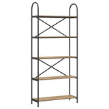 Libreria Rovere artigianale 80 x 30 x 183 cm Legno truciolato