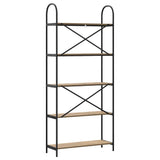 Libreria Rovere artigianale 80 x 30 x 183 cm Legno truciolato