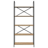 Libreria Rovere artigianale 80 x 30 x 183 cm Legno truciolato