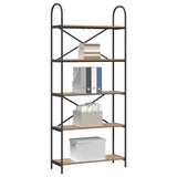 Libreria Rovere artigianale 80 x 30 x 183 cm Legno truciolato
