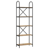 Libreria Rovere artigianale 60 x 30 x 183 cm Legno truciolato