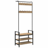 Appendiabiti Rovere artigianale 75 x 34 x 184 cm
