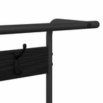 Appendiabiti Rovere nero 95 x 34 x 184 cm Legno truciolato