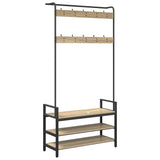 Appendiabiti rovere sonoma 95 x 34 x 184 cm Legno truciolato