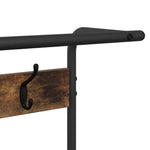 Appendiabiti Rovere fumo 95 x 34 x 184 cm Legno truciolato