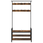 Appendiabiti Rovere fumo 95 x 34 x 184 cm Legno truciolato