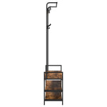 Appendiabiti Rovere fumo 95 x 34 x 184 cm Legno truciolato