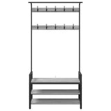 Appendiabiti Grigio sonoma 95 x 34 x 184 cm Legno truciolato