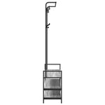 Appendiabiti Grigio sonoma 95 x 34 x 184 cm Legno truciolato