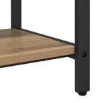 Appendiabiti rovere artigianale 95 x 34 x 184 cm