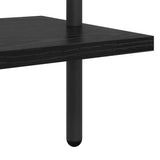 Libreria Rovere Nero 60 x 24 x 168 cm Legno truciolato
