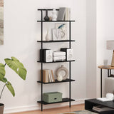 Libreria Rovere Nero 60 x 24 x 168 cm Legno truciolato