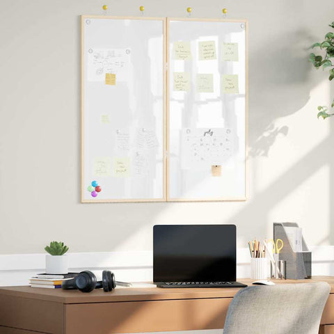 Lavagna bianca magnetica Bianco 80 x 1.4 x 80 cm