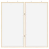 Lavagna bianca magnetica Bianco 80 x 1.4 x 80 cm