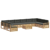 Set divani Legno di Acacia Massello