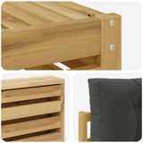 Set divani Legno di Acacia Massello