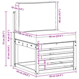 Set divani Legno di Acacia Massello