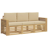 Set divani Legno di Acacia Massello