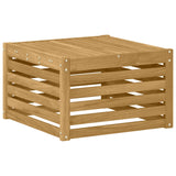 Set di divani da esterno 5 pcs Bianco Legno di Acacia Massello