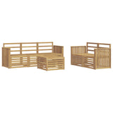 Set divani Legno di Acacia Massello