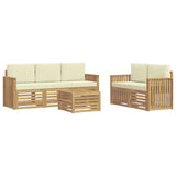 Set divani Legno di Acacia Massello