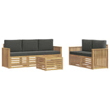 Set divani Legno di Acacia Massello