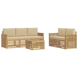 Set divani Legno di Acacia Massello