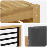 Set divani Legno di Acacia Massello