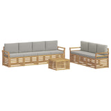 Set divani Legno di Acacia Massello