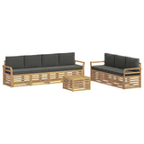 Set divani Legno di Acacia Massello