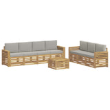 Set divani Legno di Acacia Massello