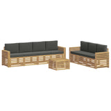 Set divani Legno di Acacia Massello