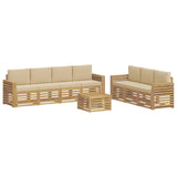 Set divani Legno di Acacia Massello