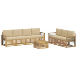Set divani Legno di Acacia Massello
