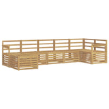 Set di divani da esterno 7 pcs Bianco