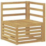 Set di divani da esterno 8 pcs Bianco 59 x 59 x 37 cm