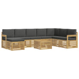 Set divani Legno di Acacia Massello