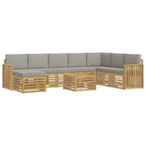 Set divani Legno di Acacia Massello
