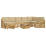 Set divani Legno di Acacia Massello